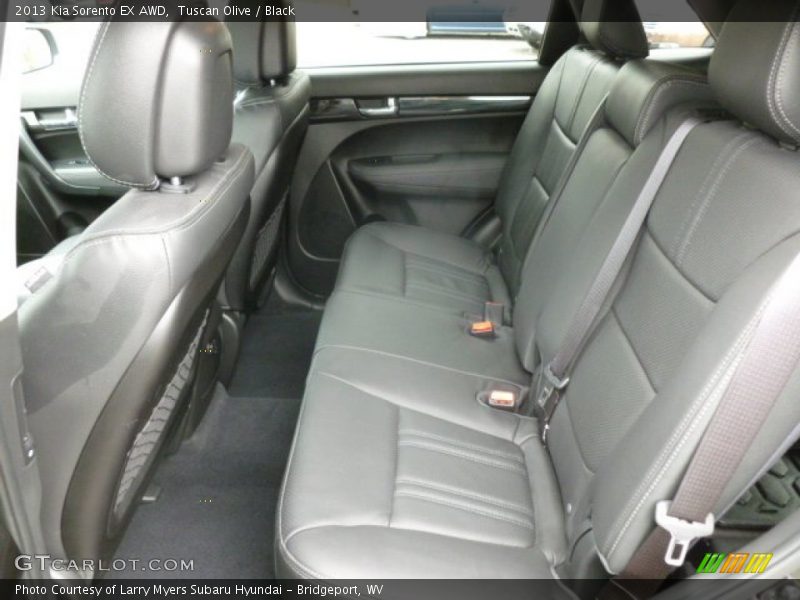 Rear Seat of 2013 Sorento EX AWD