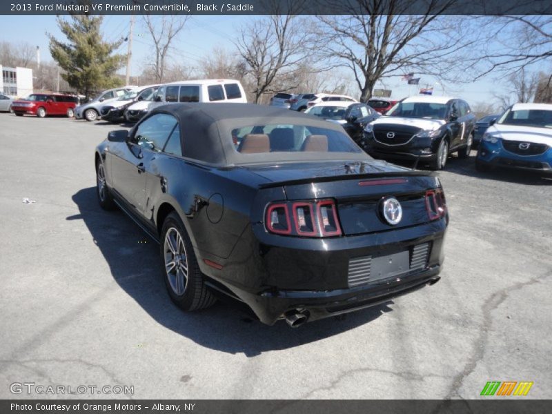 Black / Saddle 2013 Ford Mustang V6 Premium Convertible