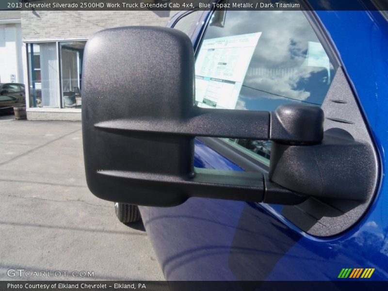Blue Topaz Metallic / Dark Titanium 2013 Chevrolet Silverado 2500HD Work Truck Extended Cab 4x4