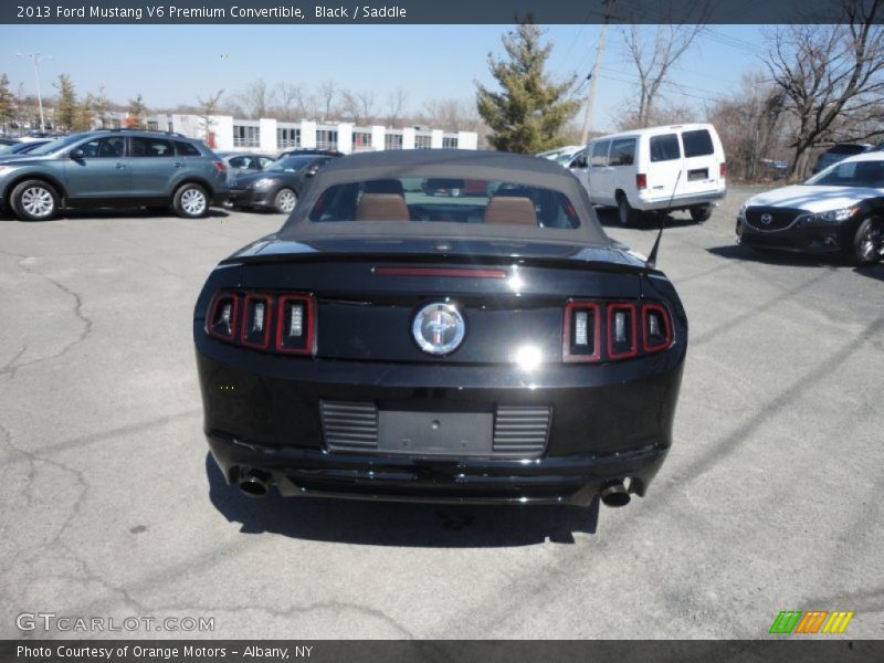 Black / Saddle 2013 Ford Mustang V6 Premium Convertible