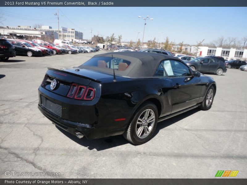 Black / Saddle 2013 Ford Mustang V6 Premium Convertible
