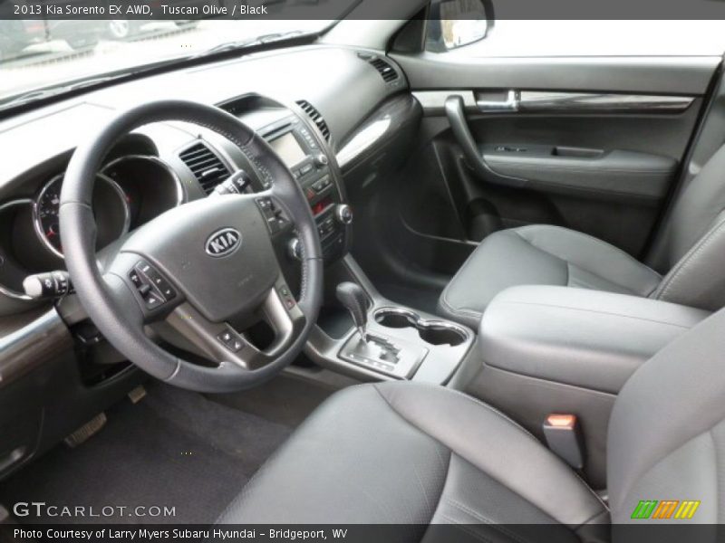 Tuscan Olive / Black 2013 Kia Sorento EX AWD