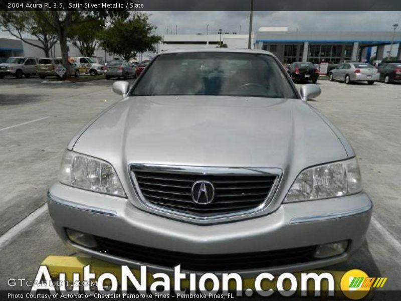 Satin Silver Metallic / Slate 2004 Acura RL 3.5