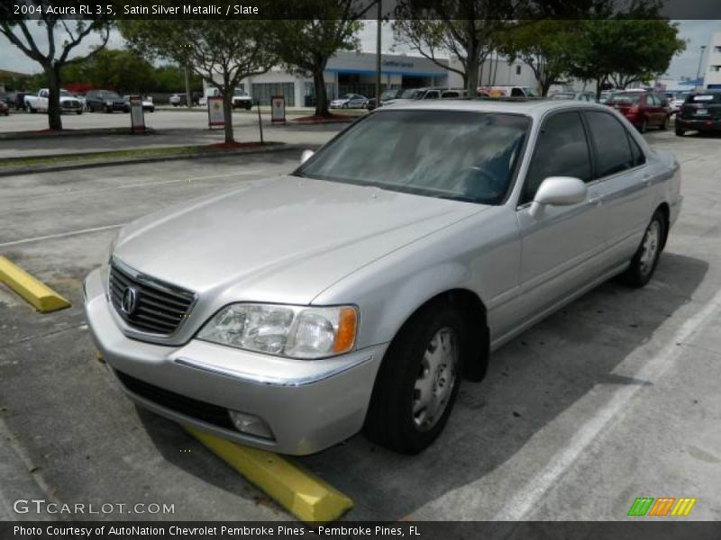 Satin Silver Metallic / Slate 2004 Acura RL 3.5