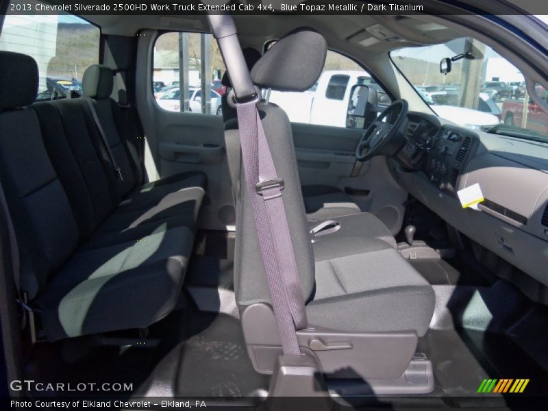 Blue Topaz Metallic / Dark Titanium 2013 Chevrolet Silverado 2500HD Work Truck Extended Cab 4x4