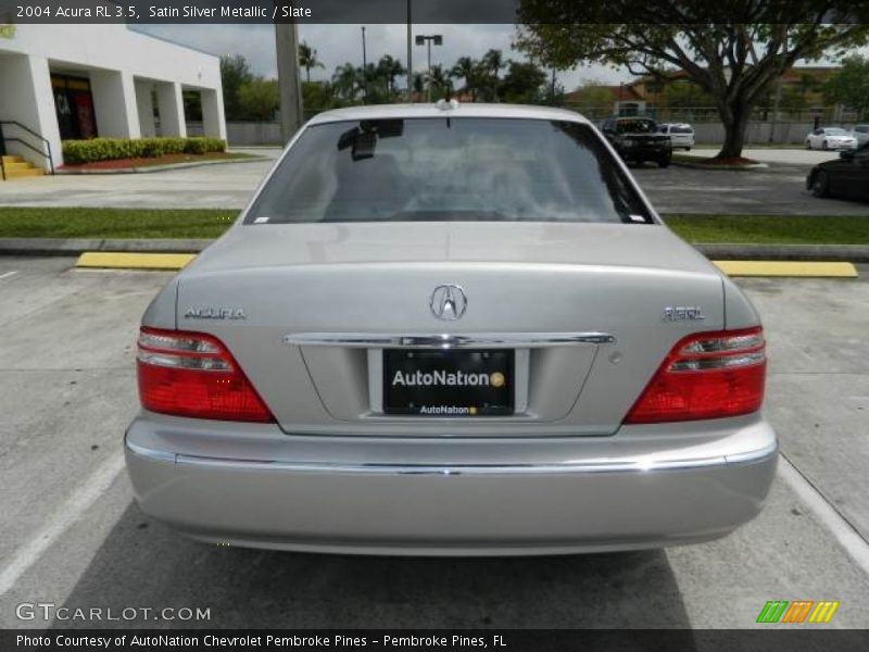 Satin Silver Metallic / Slate 2004 Acura RL 3.5