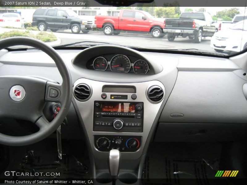 Deep Blue / Gray 2007 Saturn ION 2 Sedan
