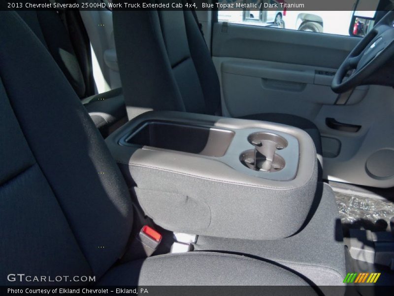 Blue Topaz Metallic / Dark Titanium 2013 Chevrolet Silverado 2500HD Work Truck Extended Cab 4x4