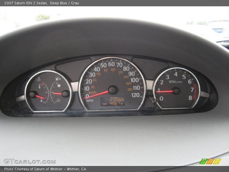 Deep Blue / Gray 2007 Saturn ION 2 Sedan