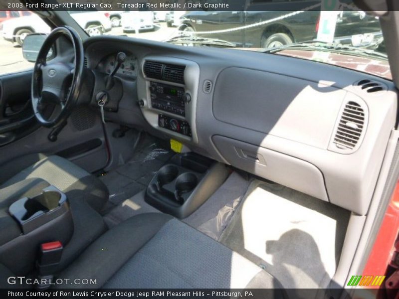 Toreador Red Metallic / Dark Graphite 2003 Ford Ranger XLT Regular Cab