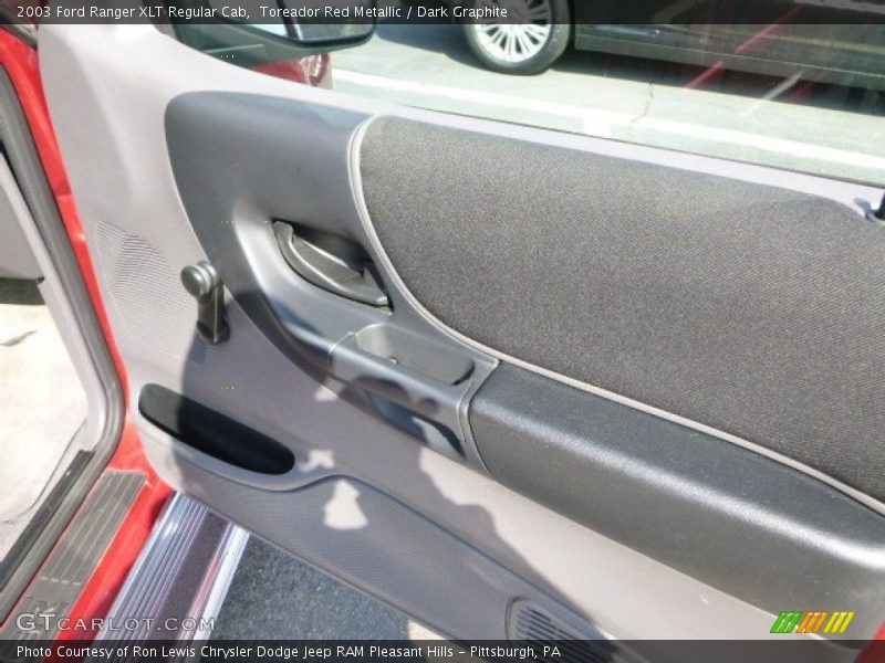 Toreador Red Metallic / Dark Graphite 2003 Ford Ranger XLT Regular Cab