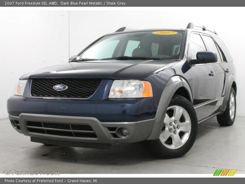 Dark Blue Pearl Metallic / Shale Grey 2007 Ford Freestyle SEL AWD