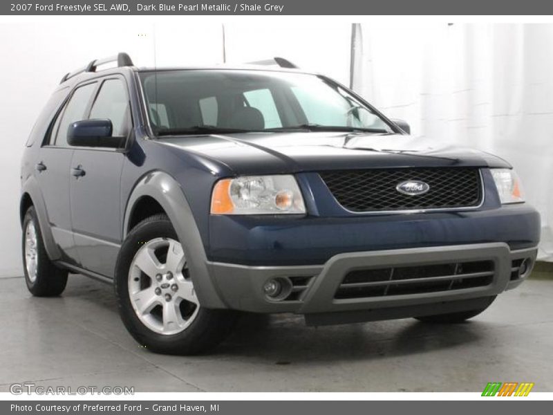 Dark Blue Pearl Metallic / Shale Grey 2007 Ford Freestyle SEL AWD