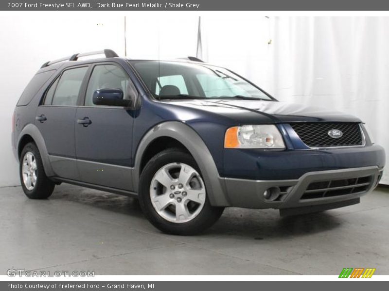 Dark Blue Pearl Metallic / Shale Grey 2007 Ford Freestyle SEL AWD