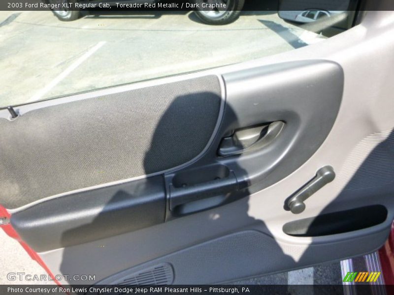 Toreador Red Metallic / Dark Graphite 2003 Ford Ranger XLT Regular Cab