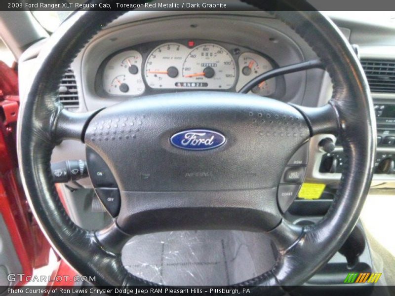 Toreador Red Metallic / Dark Graphite 2003 Ford Ranger XLT Regular Cab