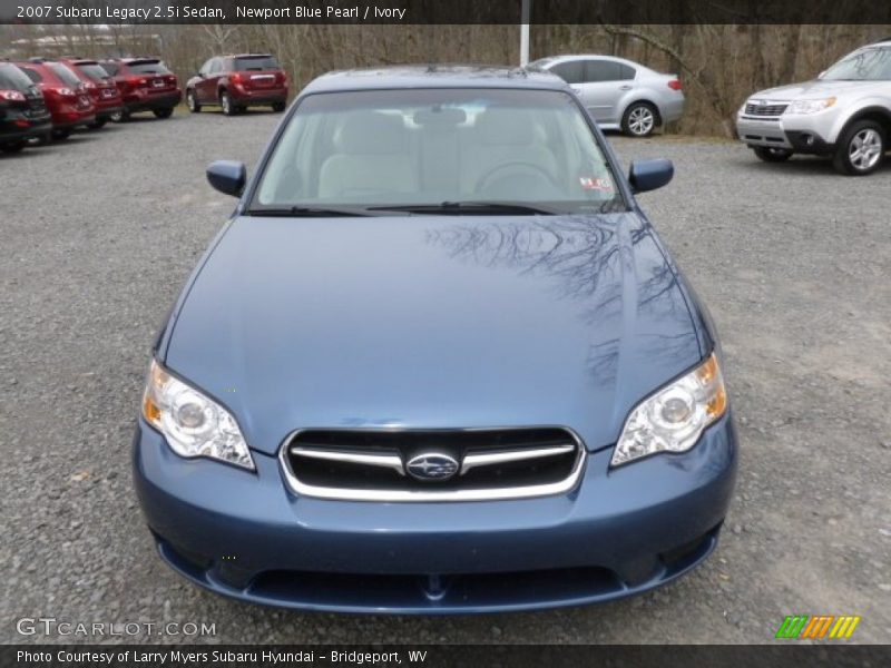 Newport Blue Pearl / Ivory 2007 Subaru Legacy 2.5i Sedan