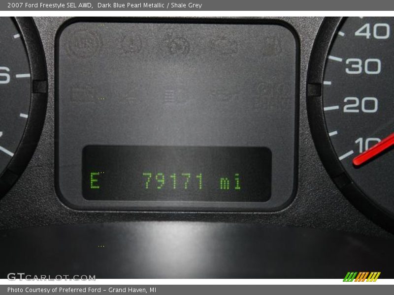 Dark Blue Pearl Metallic / Shale Grey 2007 Ford Freestyle SEL AWD