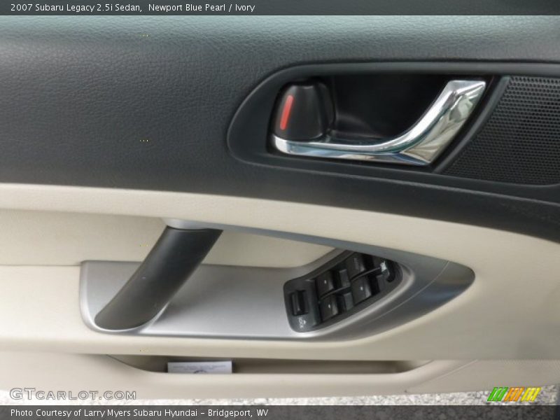 Newport Blue Pearl / Ivory 2007 Subaru Legacy 2.5i Sedan