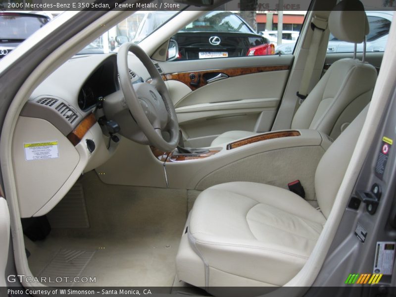 Pewter Metallic / Stone 2006 Mercedes-Benz E 350 Sedan