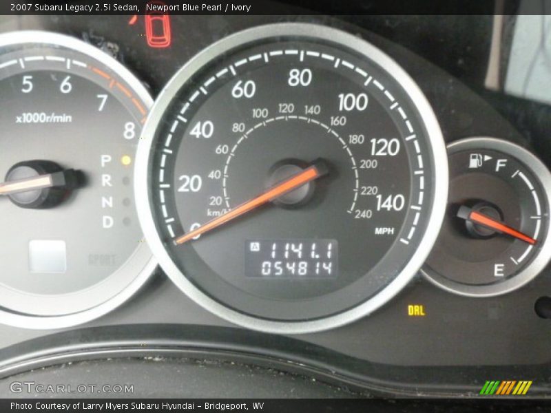 Newport Blue Pearl / Ivory 2007 Subaru Legacy 2.5i Sedan