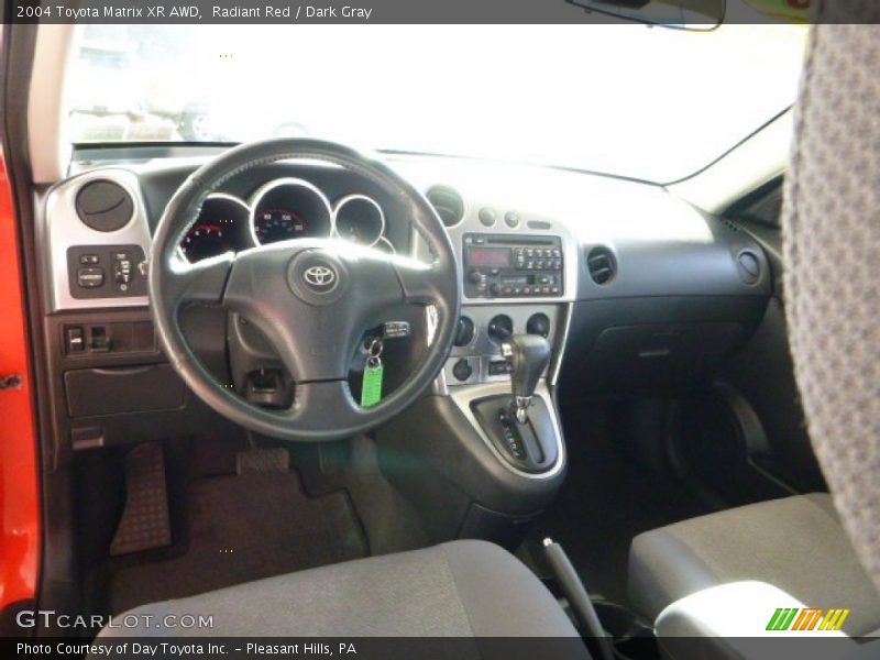 Dashboard of 2004 Matrix XR AWD