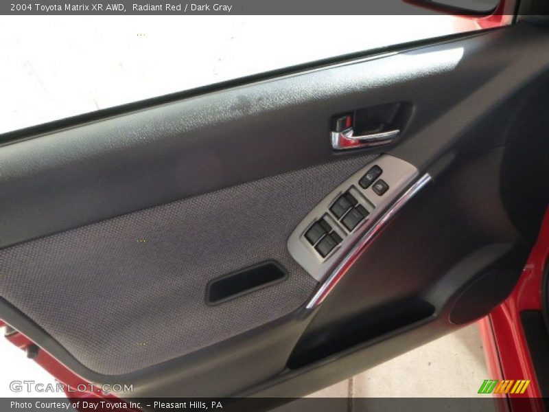 Radiant Red / Dark Gray 2004 Toyota Matrix XR AWD
