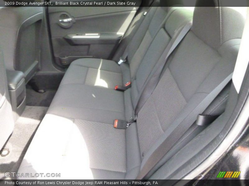 Brilliant Black Crystal Pearl / Dark Slate Gray 2009 Dodge Avenger SXT