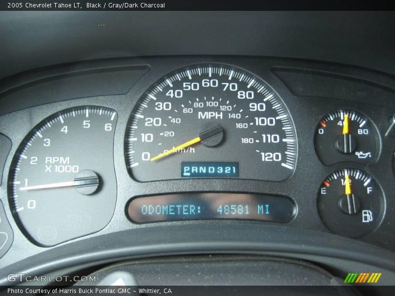 Black / Gray/Dark Charcoal 2005 Chevrolet Tahoe LT