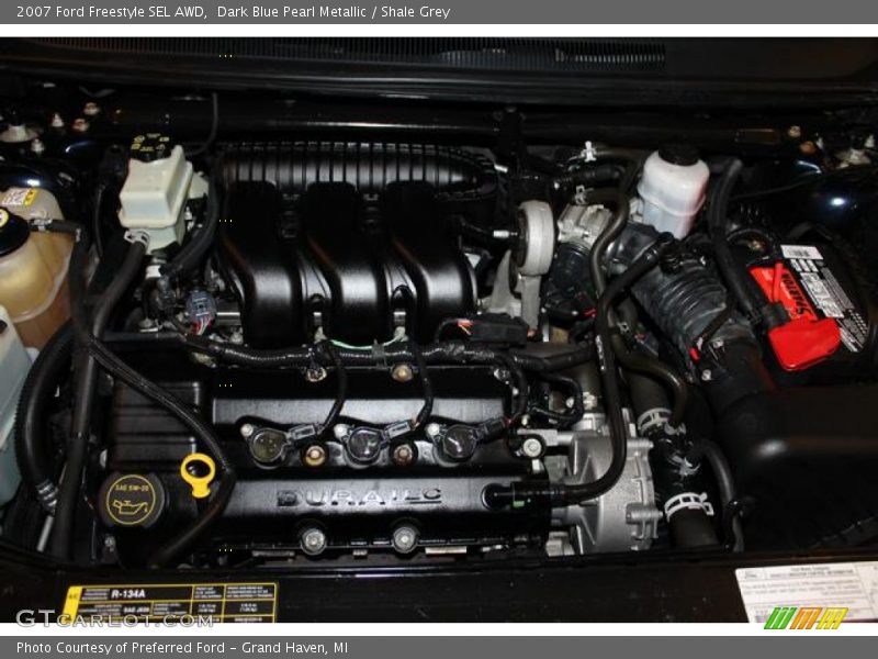 Dark Blue Pearl Metallic / Shale Grey 2007 Ford Freestyle SEL AWD