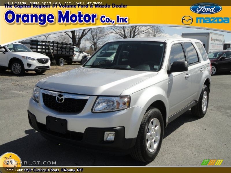 Ingot Silver / Graystone 2011 Mazda Tribute i Sport 4WD