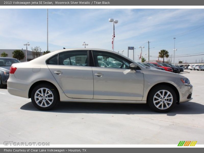 Moonrock Silver Metallic / Titan Black 2013 Volkswagen Jetta SE Sedan