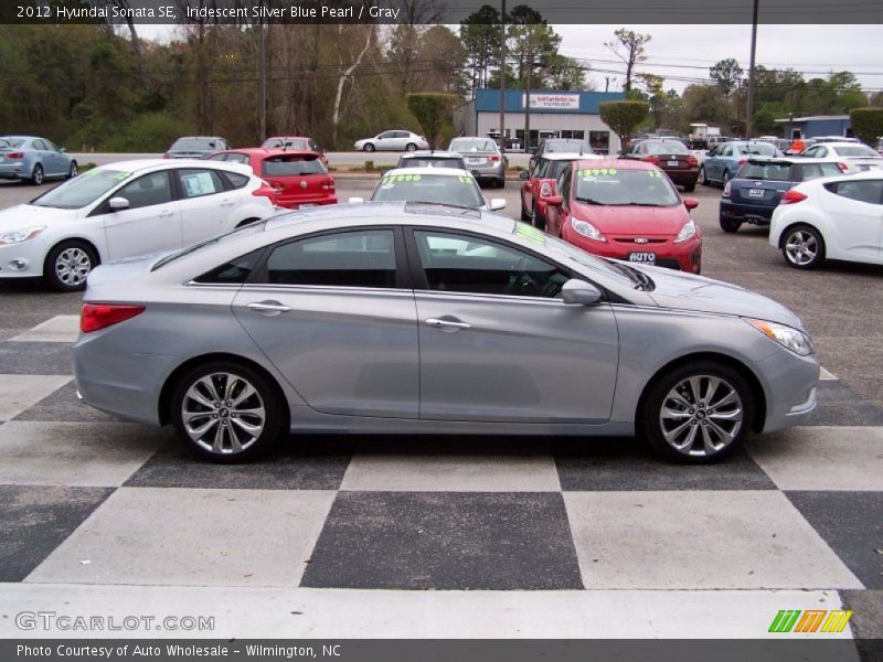 Iridescent Silver Blue Pearl / Gray 2012 Hyundai Sonata SE