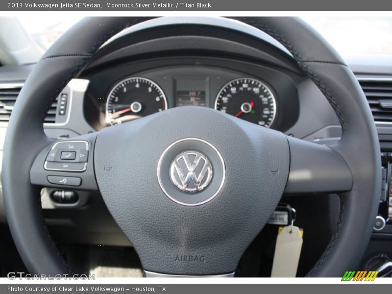 Moonrock Silver Metallic / Titan Black 2013 Volkswagen Jetta SE Sedan