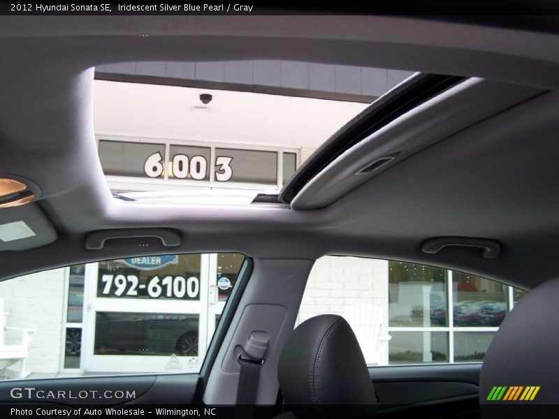 Iridescent Silver Blue Pearl / Gray 2012 Hyundai Sonata SE