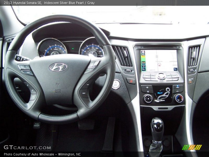 Iridescent Silver Blue Pearl / Gray 2012 Hyundai Sonata SE