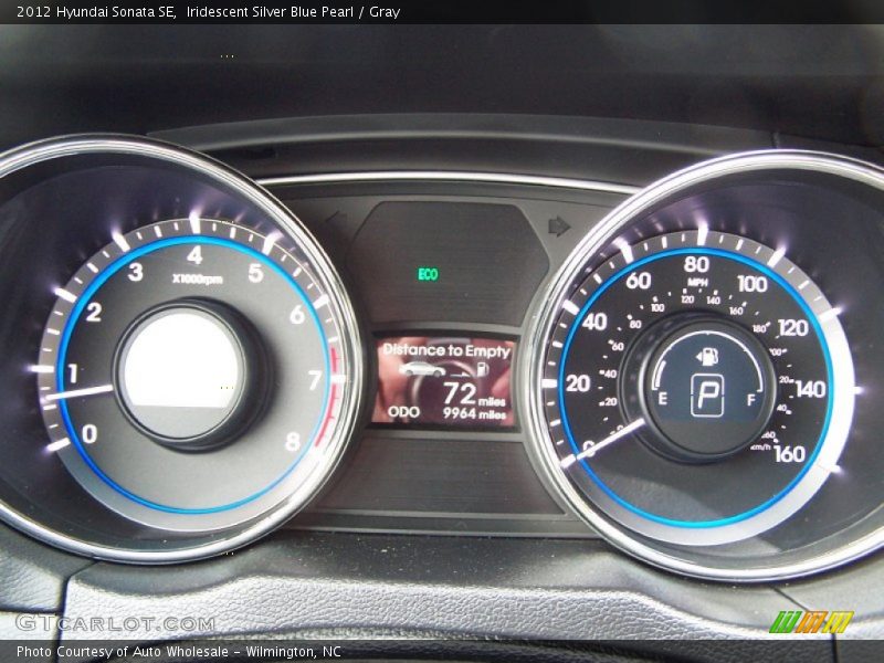 Iridescent Silver Blue Pearl / Gray 2012 Hyundai Sonata SE