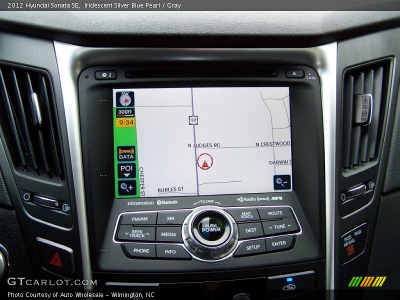 Iridescent Silver Blue Pearl / Gray 2012 Hyundai Sonata SE