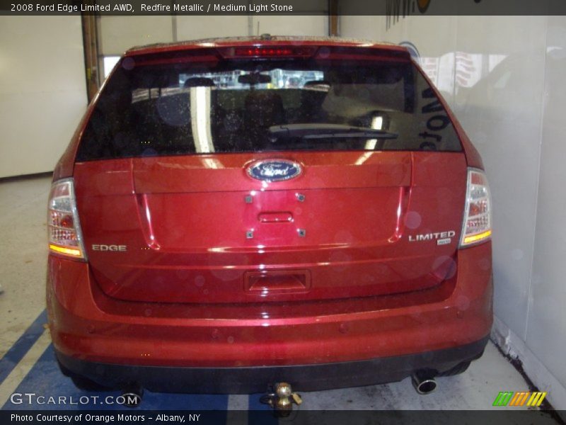 Redfire Metallic / Medium Light Stone 2008 Ford Edge Limited AWD
