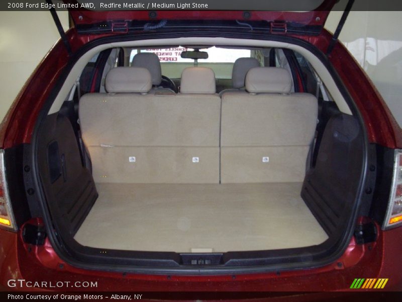Redfire Metallic / Medium Light Stone 2008 Ford Edge Limited AWD