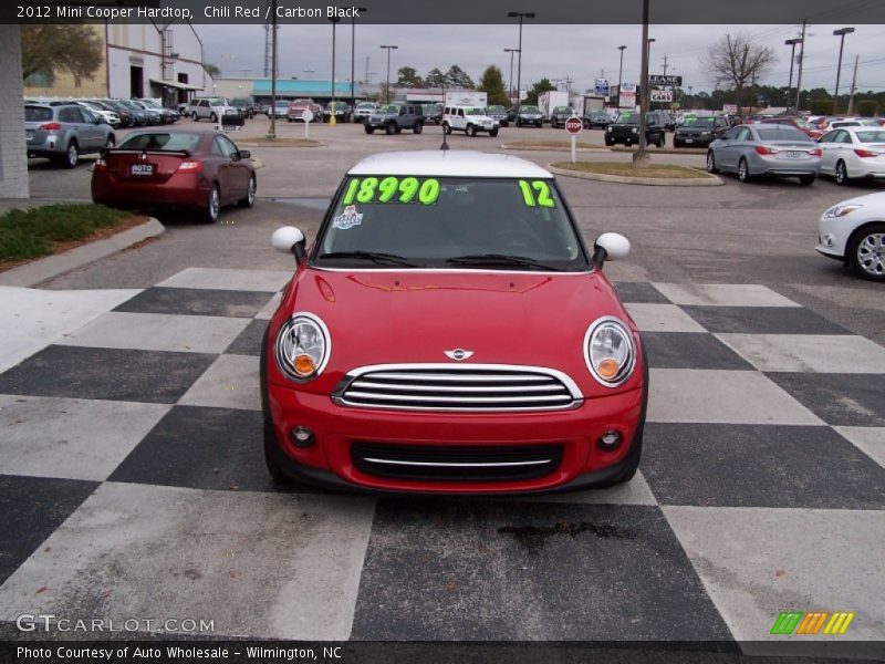 Chili Red / Carbon Black 2012 Mini Cooper Hardtop
