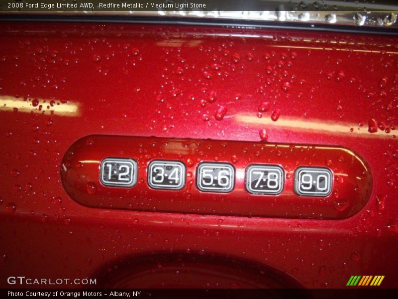 Redfire Metallic / Medium Light Stone 2008 Ford Edge Limited AWD