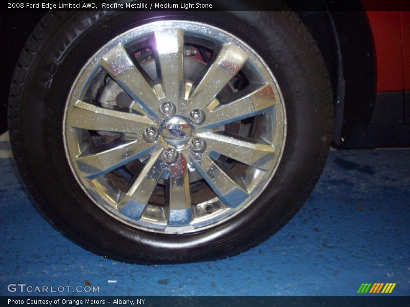 Redfire Metallic / Medium Light Stone 2008 Ford Edge Limited AWD