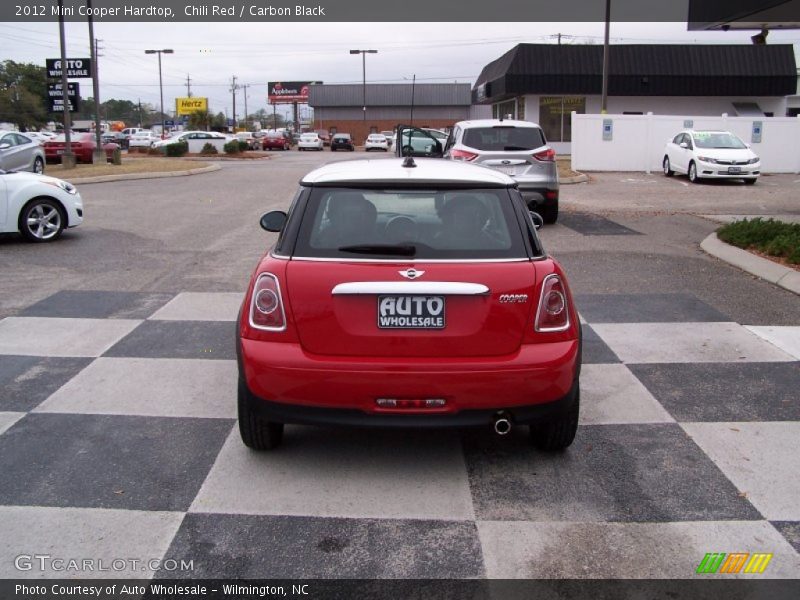 Chili Red / Carbon Black 2012 Mini Cooper Hardtop