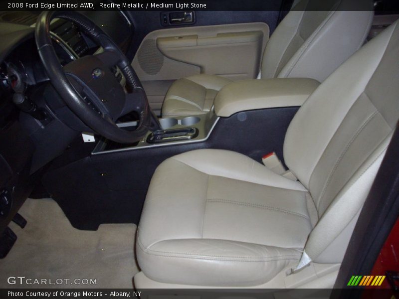 Redfire Metallic / Medium Light Stone 2008 Ford Edge Limited AWD