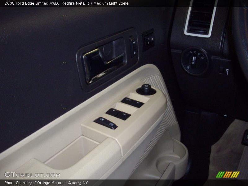 Redfire Metallic / Medium Light Stone 2008 Ford Edge Limited AWD