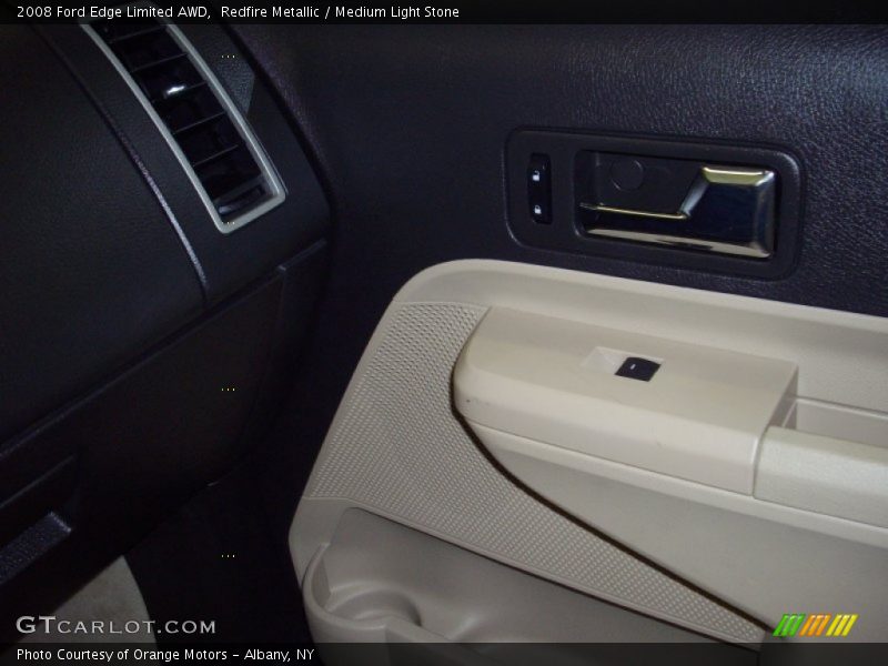 Redfire Metallic / Medium Light Stone 2008 Ford Edge Limited AWD