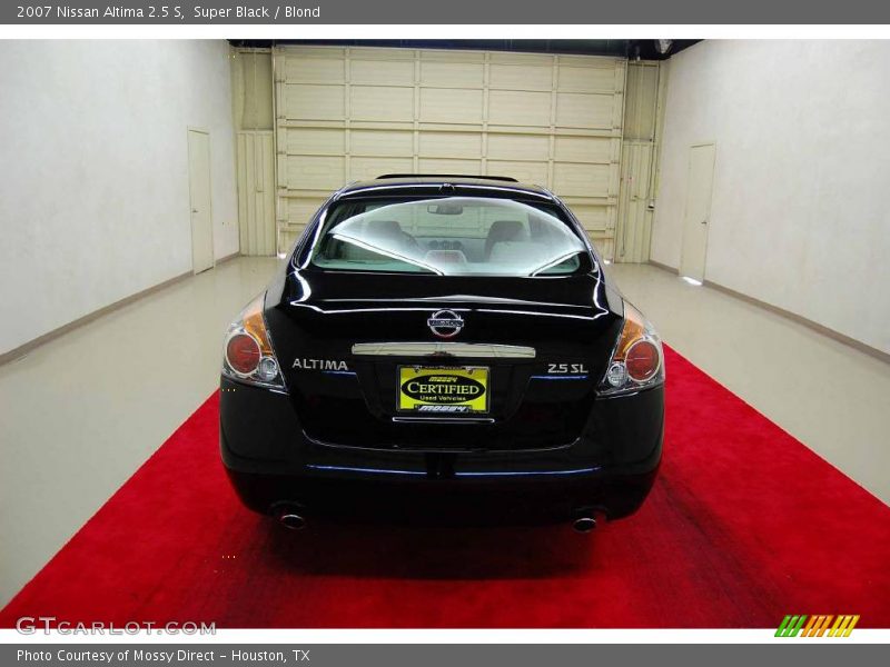 Super Black / Blond 2007 Nissan Altima 2.5 S
