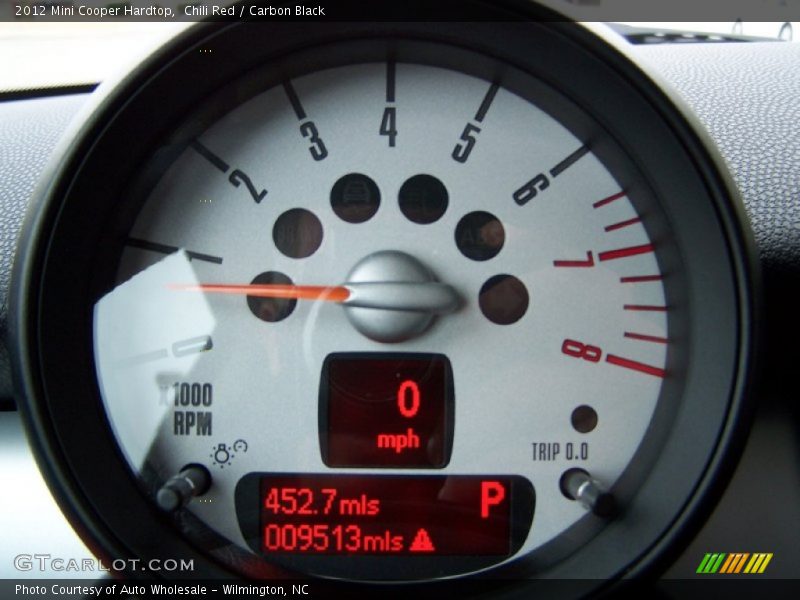 Chili Red / Carbon Black 2012 Mini Cooper Hardtop