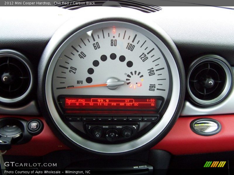 Chili Red / Carbon Black 2012 Mini Cooper Hardtop